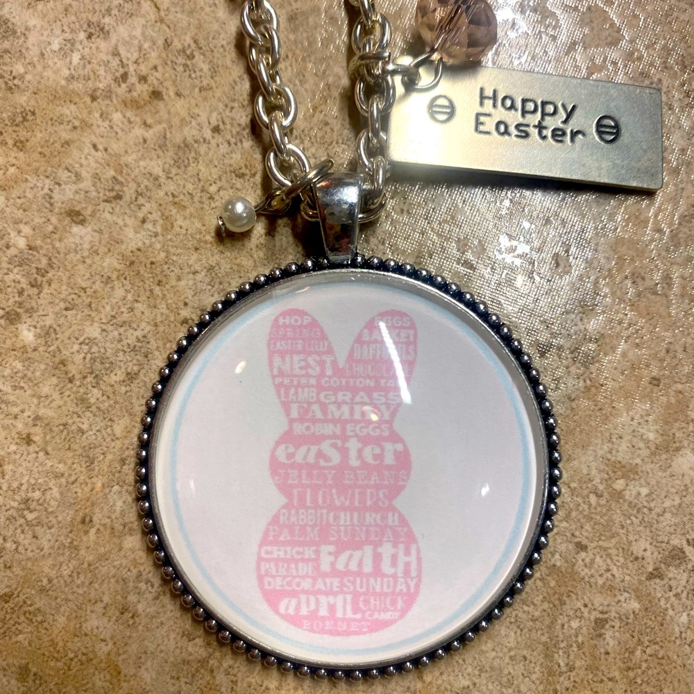 PLUNDER DESIGN ATLUS NECKLACE EASTER BUNNY, NWT
